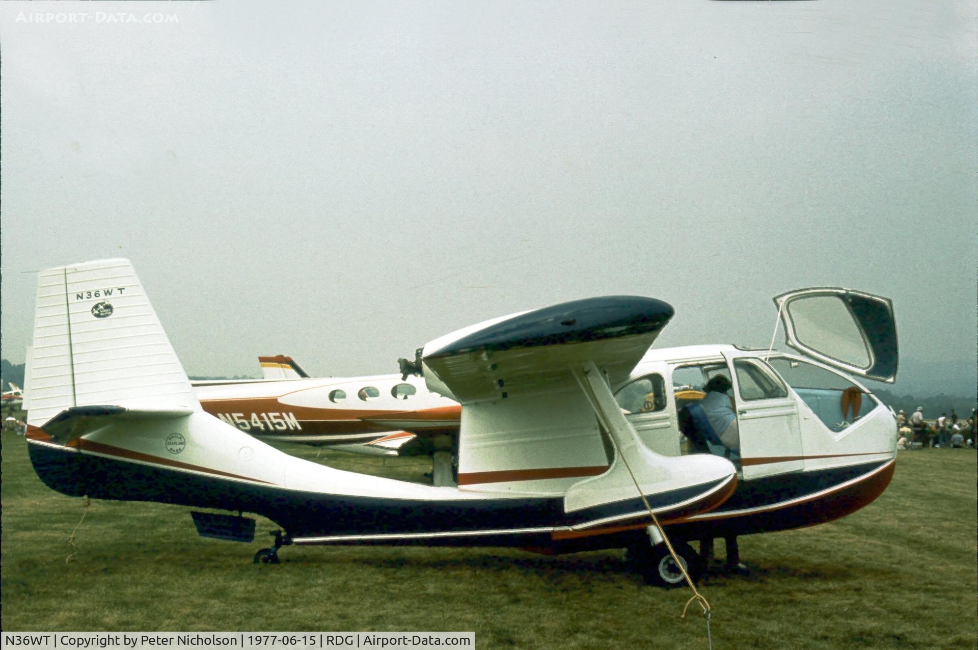 N36WT, 1948 Republic RC-3 Seabee C/N 1054, This Seabee was again at the Reading Airshow in 1977.