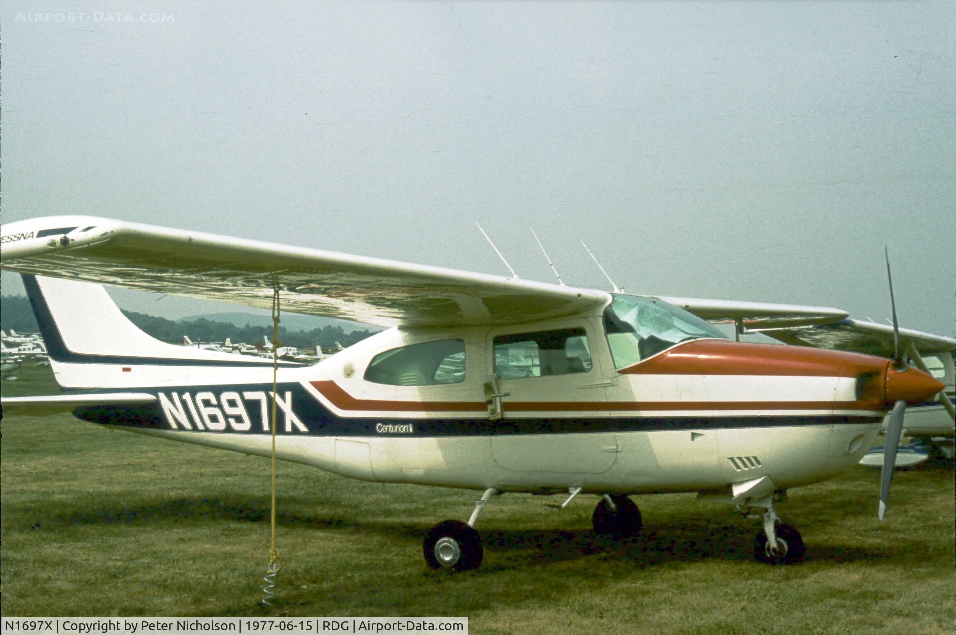 N1697X, 1975 Cessna 210L Centurion C/N 21060732, This Centurion attended the 1977 Reading Airshow.