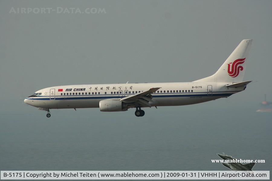 B-5175, 2006 Boeing 737-86N C/N 35209, Air China
