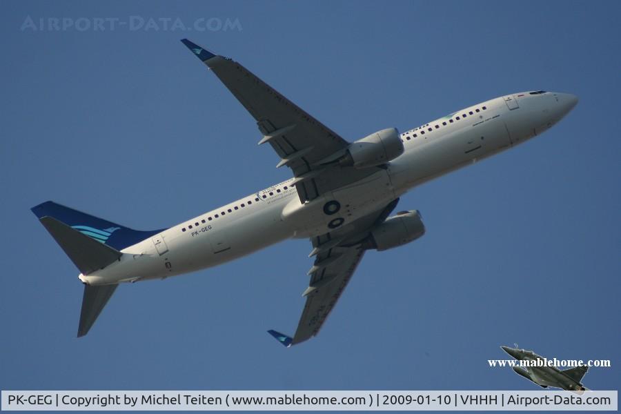 PK-GEG, 2002 Boeing 737-83N C/N 30033, Garuda