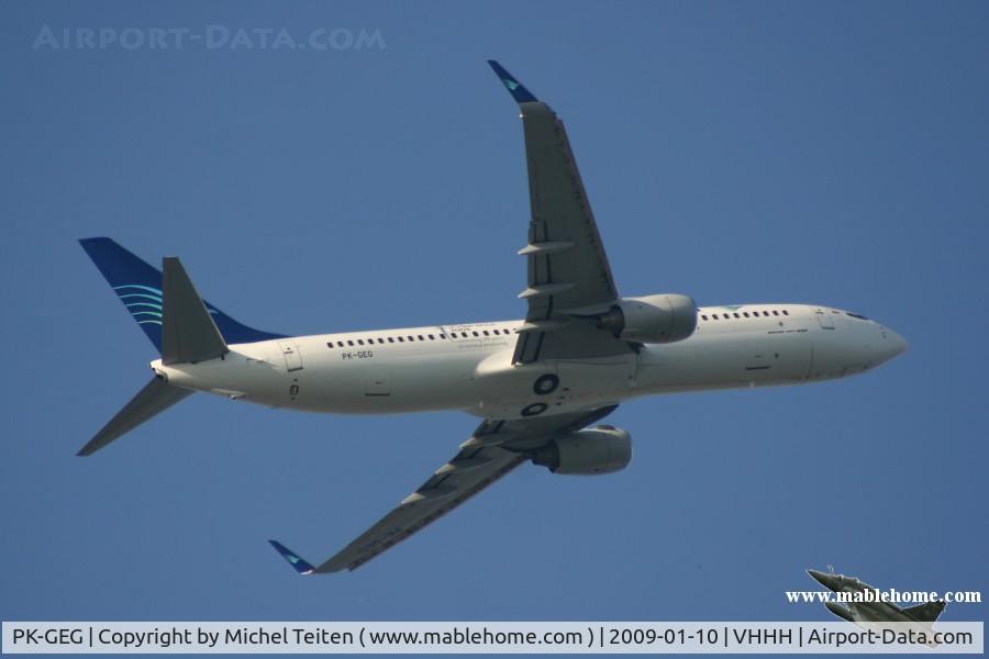 PK-GEG, 2002 Boeing 737-83N C/N 30033, Garuda