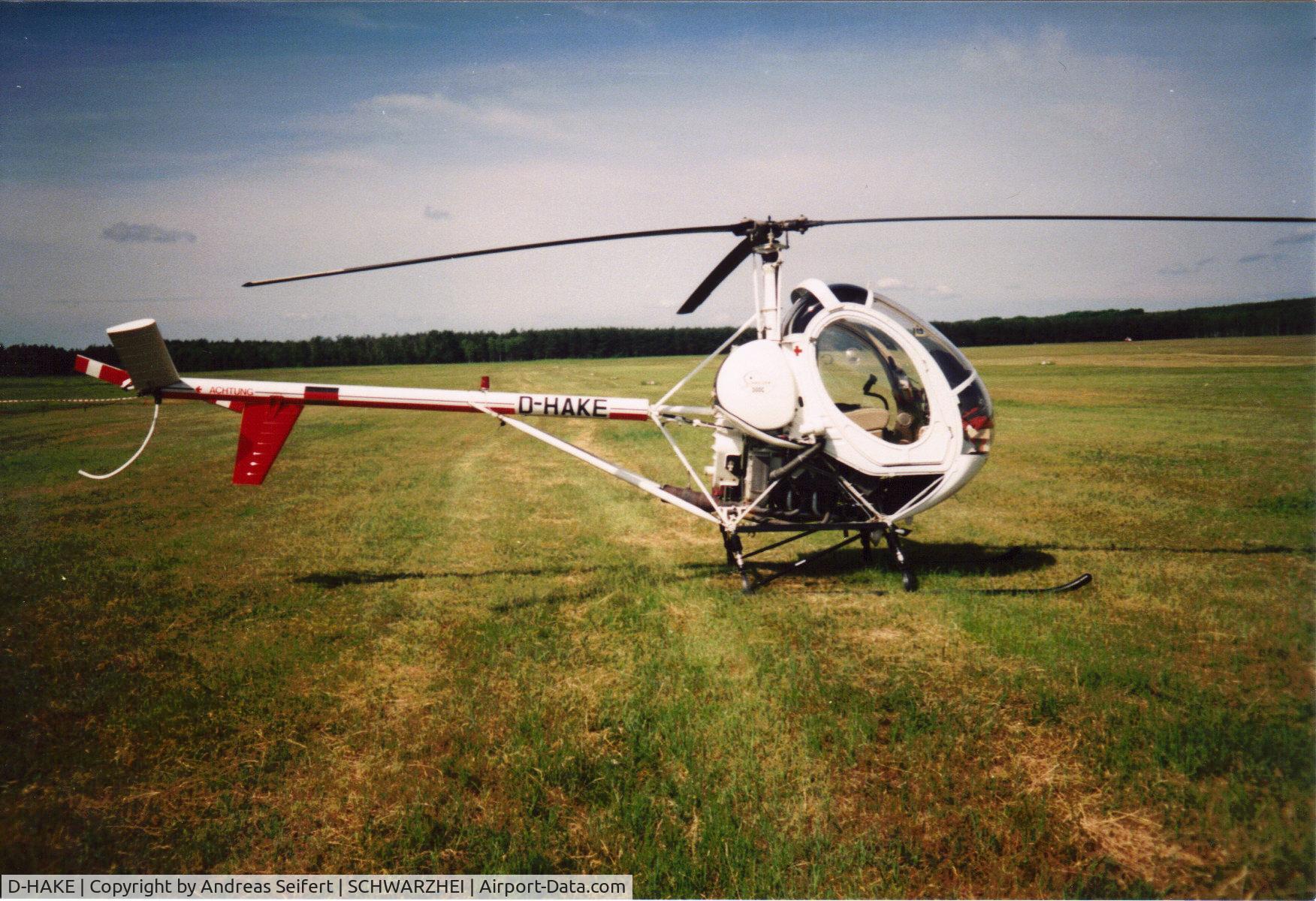 D-HAKE, Schweizer 269C C/N S-1202, Airport Schwarzheide 1999