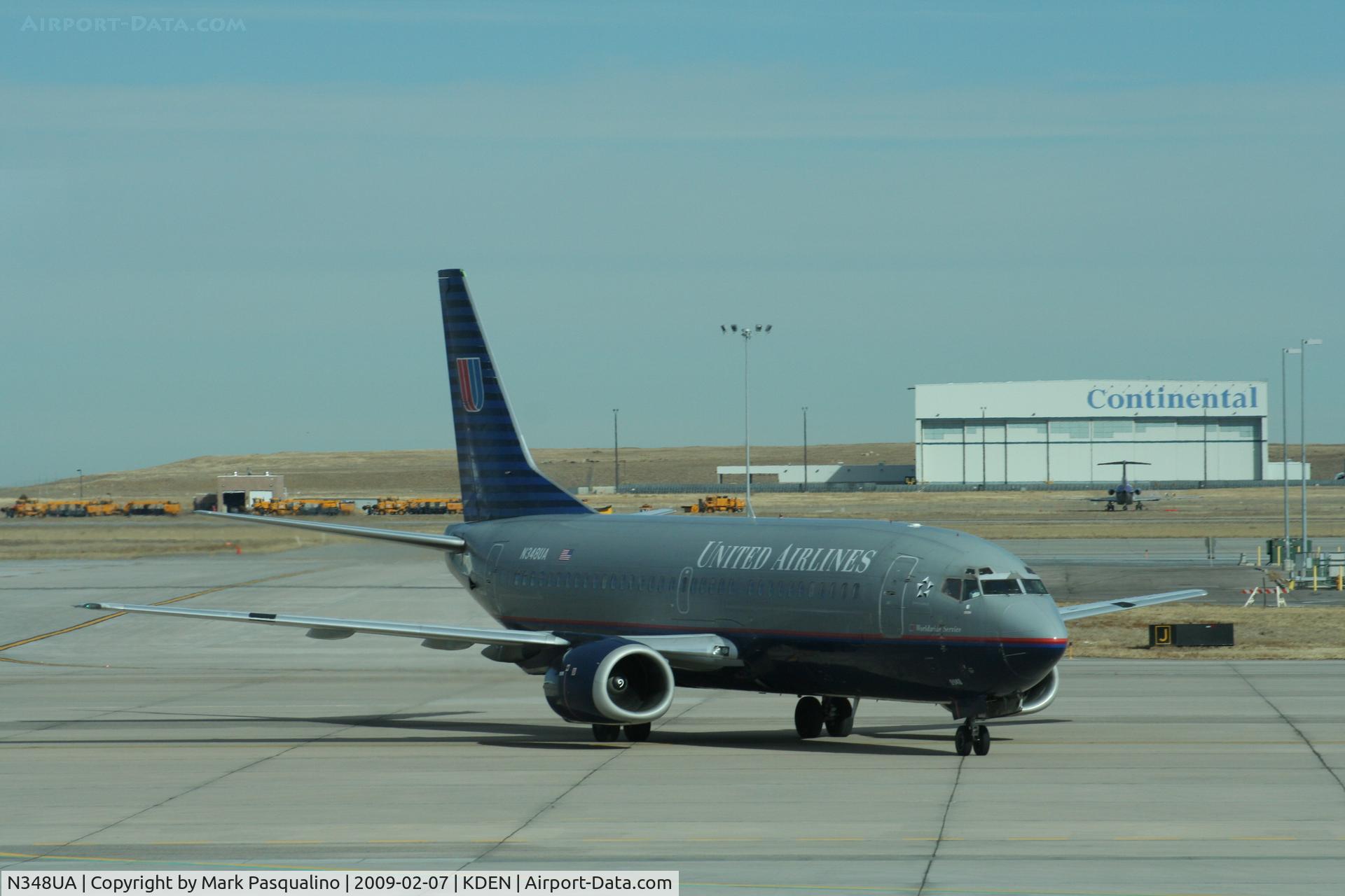 N348UA, 1988 Boeing 737-322 C/N 24252, Boeing 737-300