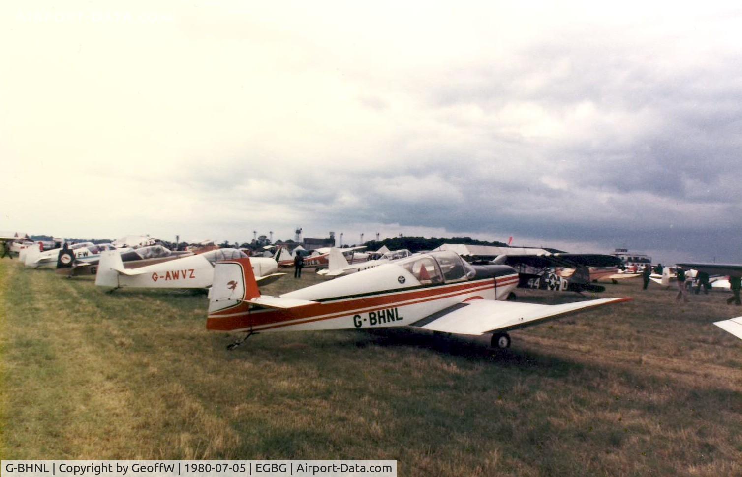 G-BHNL, 1963 Jodel D-112 C/N 1206, PFA Rally 1980