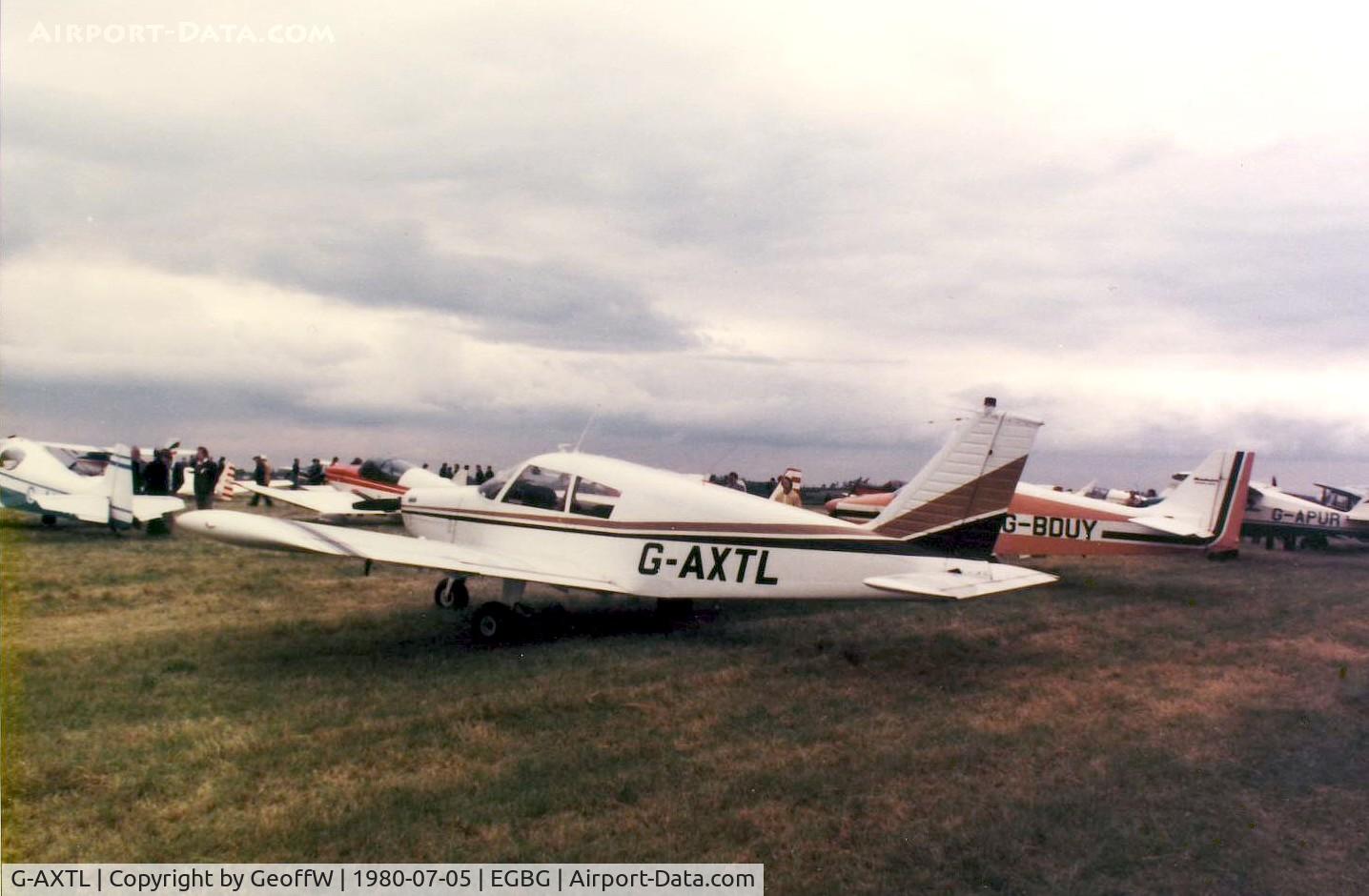 G-AXTL, 1969 Piper PA-28-140 Cherokee C/N 28-26247, PFA Rally 1980