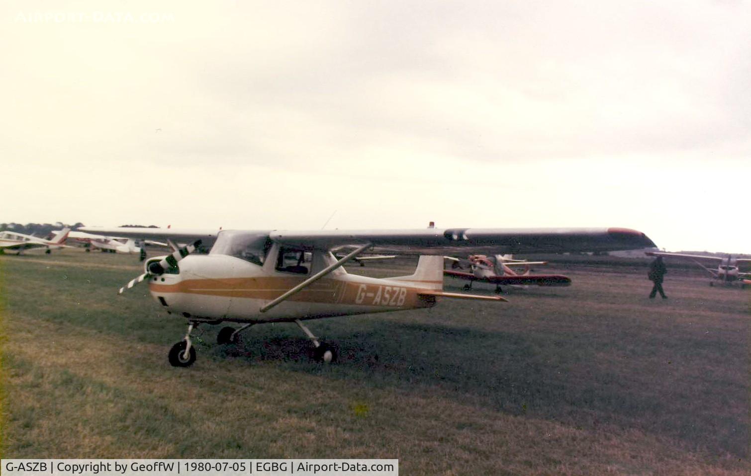 G-ASZB, 1965 Cessna 150E C/N 150-61113, PFA Rally 1980