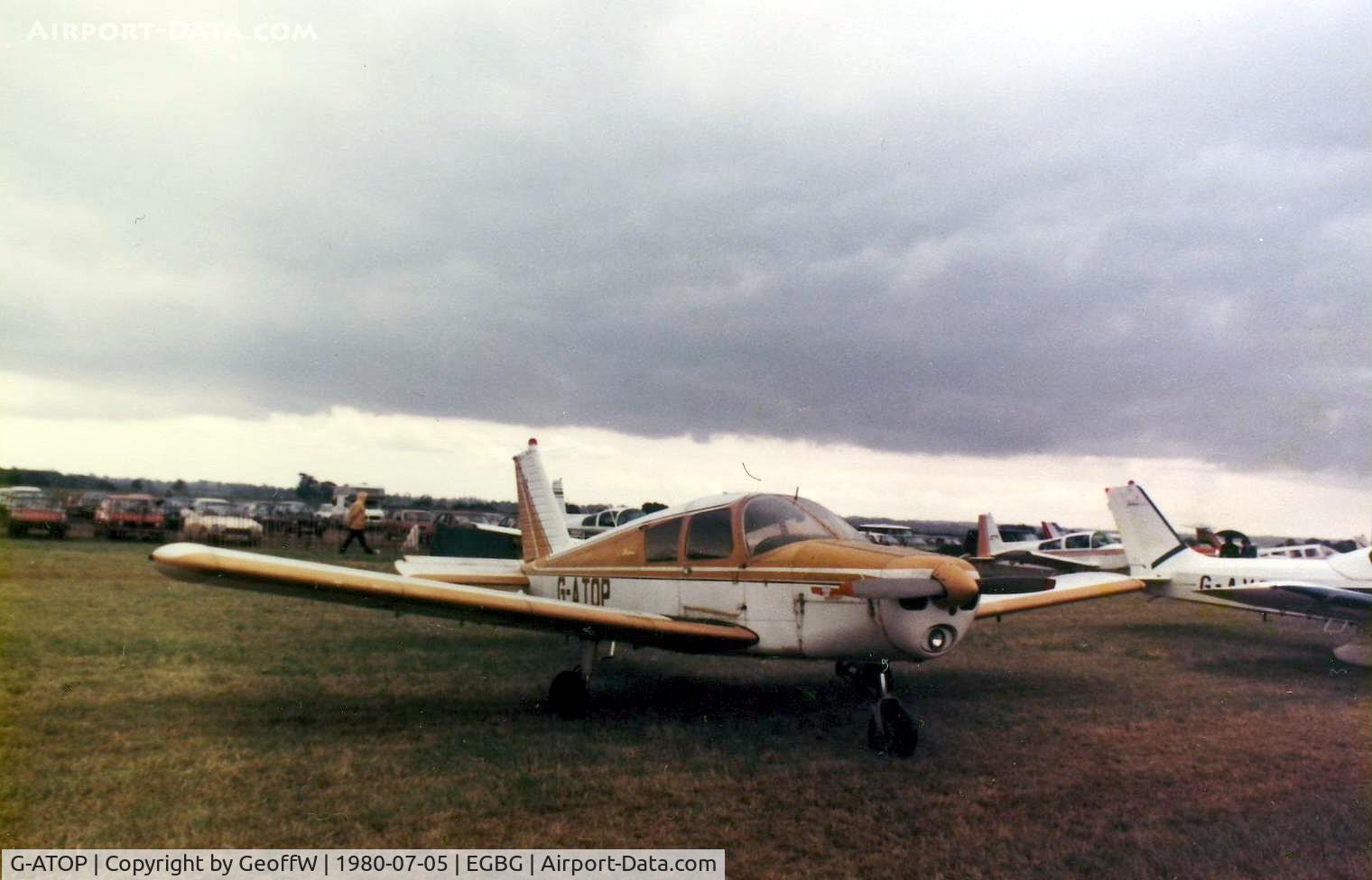 G-ATOP, 1966 Piper PA-28-140 Cherokee C/N 28-21682, PFA Rally 1980