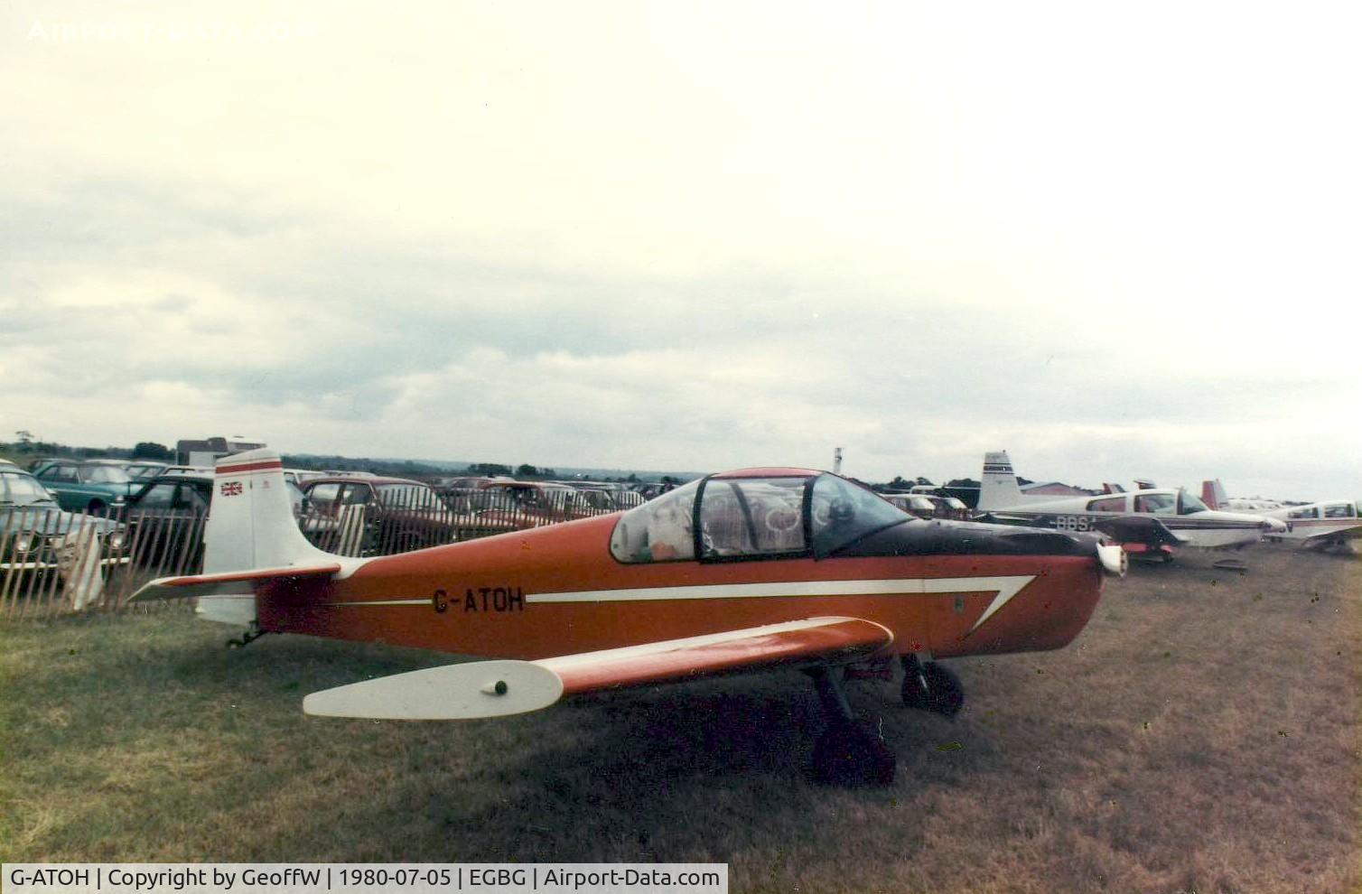 G-ATOH, 1966 Rollason Druine D-62B Condor C/N RAE/612, PFA Rally 1980