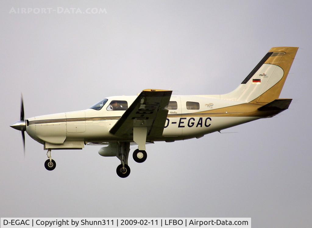 D-EGAC, Piper PA-46-350P Malibu Mirage C/N 46-36305, Landing rwy 32L