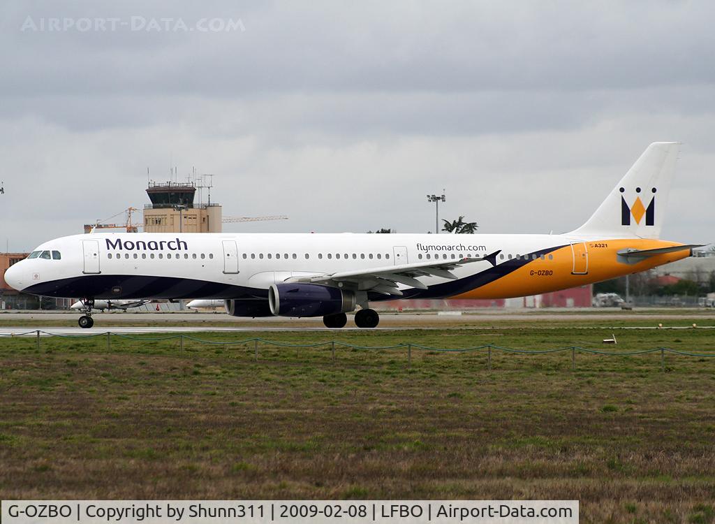 G-OZBO, 2000 Airbus A321-231 C/N 1207, Lining up rwy 32R for departure...