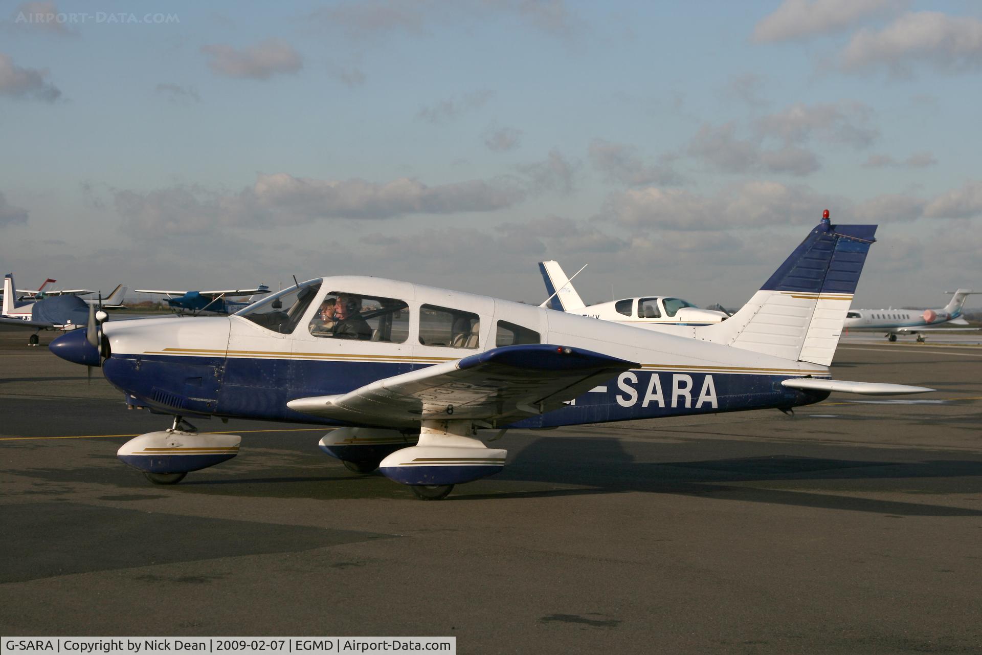 G-SARA, 1979 Piper PA-28-181 Cherokee Archer II C/N 28-7990039, EGMD
