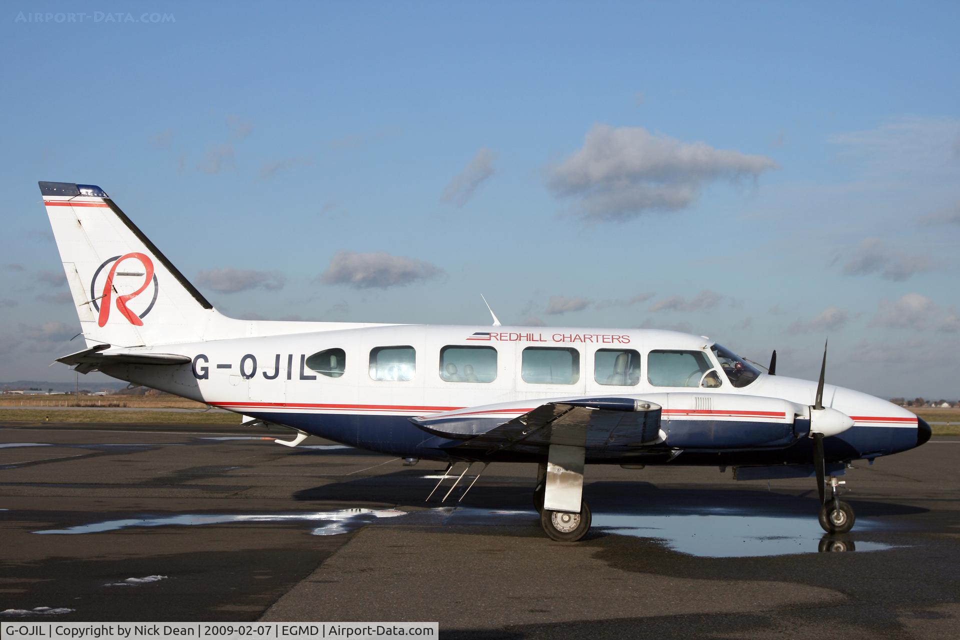 G-OJIL, 1976 Piper PA-31-350 Navajo Chieftain Chieftain C/N 31-7652175, EGMD