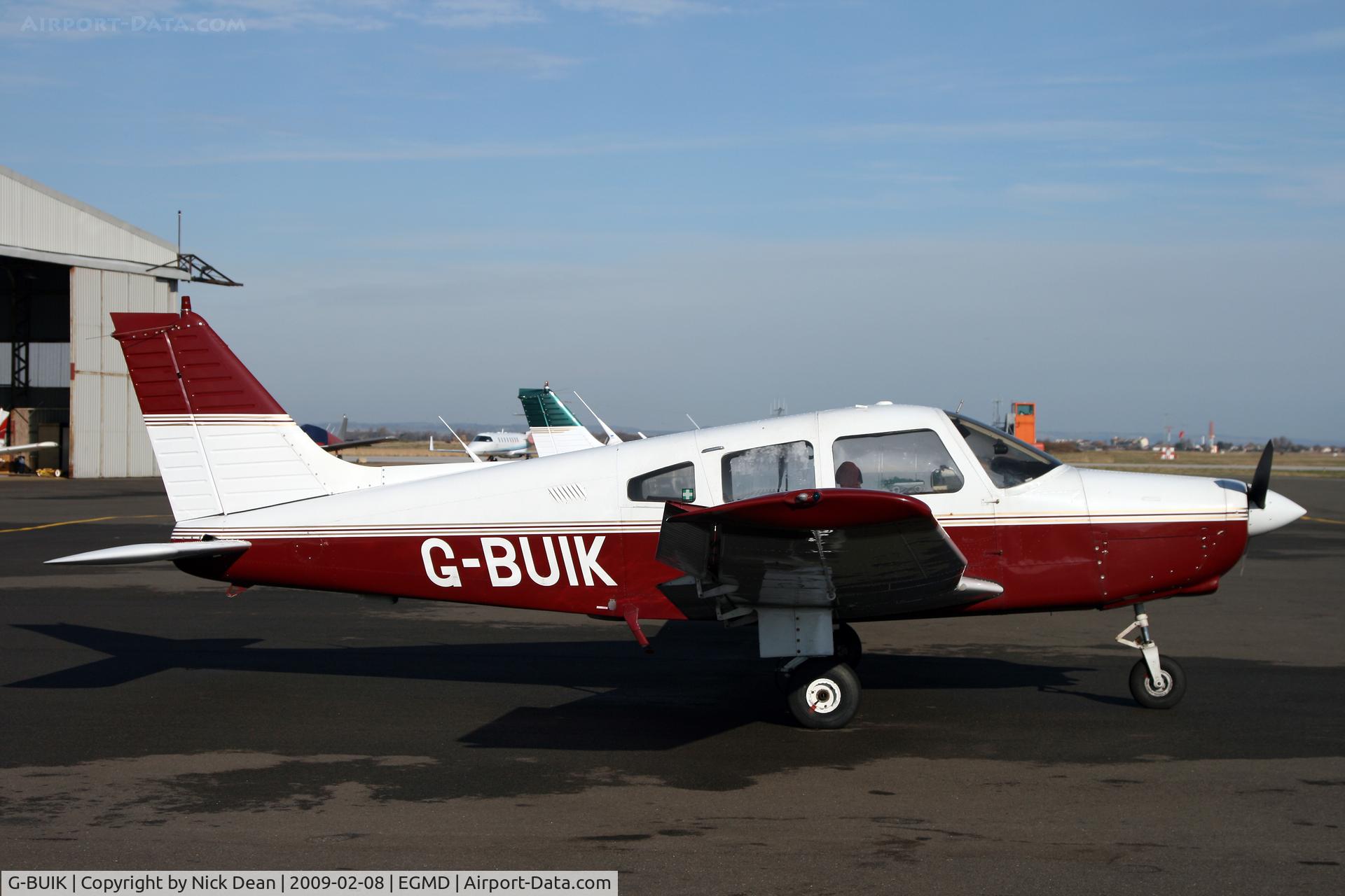 G-BUIK, 1979 Piper PA-28-161 Cherokee Warrior II C/N 28-7916469, EGMD