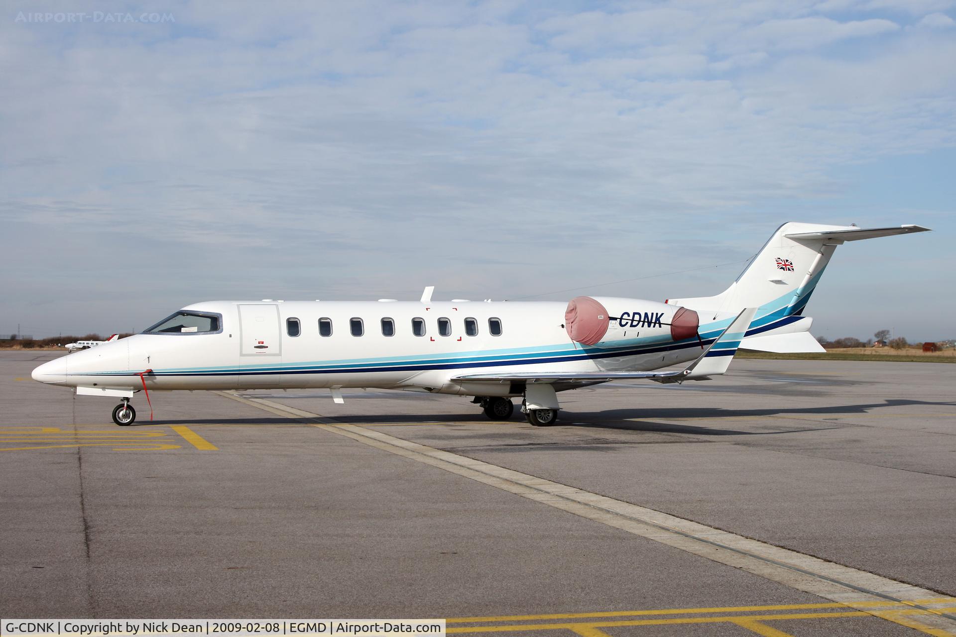 G-CDNK, 2005 Learjet 45 C/N 45-280, EGMD