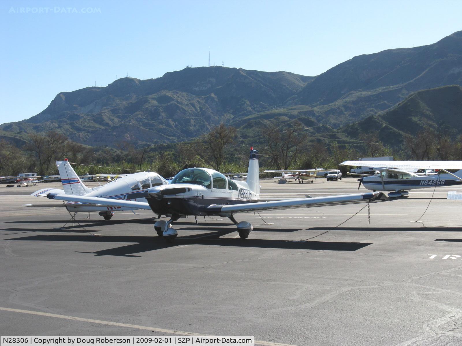 N28306, 1977 Grumman American AA-5B Tiger C/N AA5B0550, 1977 Grumman American AA-5B TIGER, Lycoming O&VO-360 180 Hp