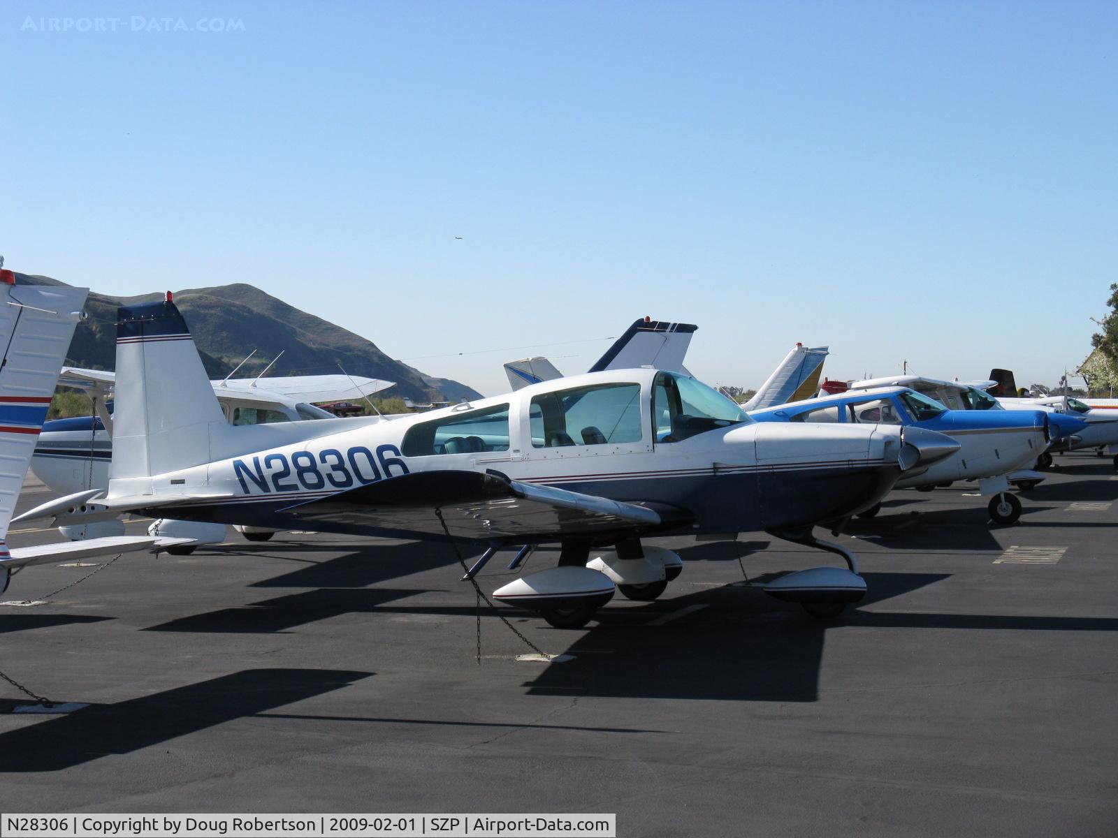 N28306, 1977 Grumman American AA-5B Tiger C/N AA5B0550, 1977 Grumman American AA-5B TIGER, Lycoming O&VO-360 180 Hp