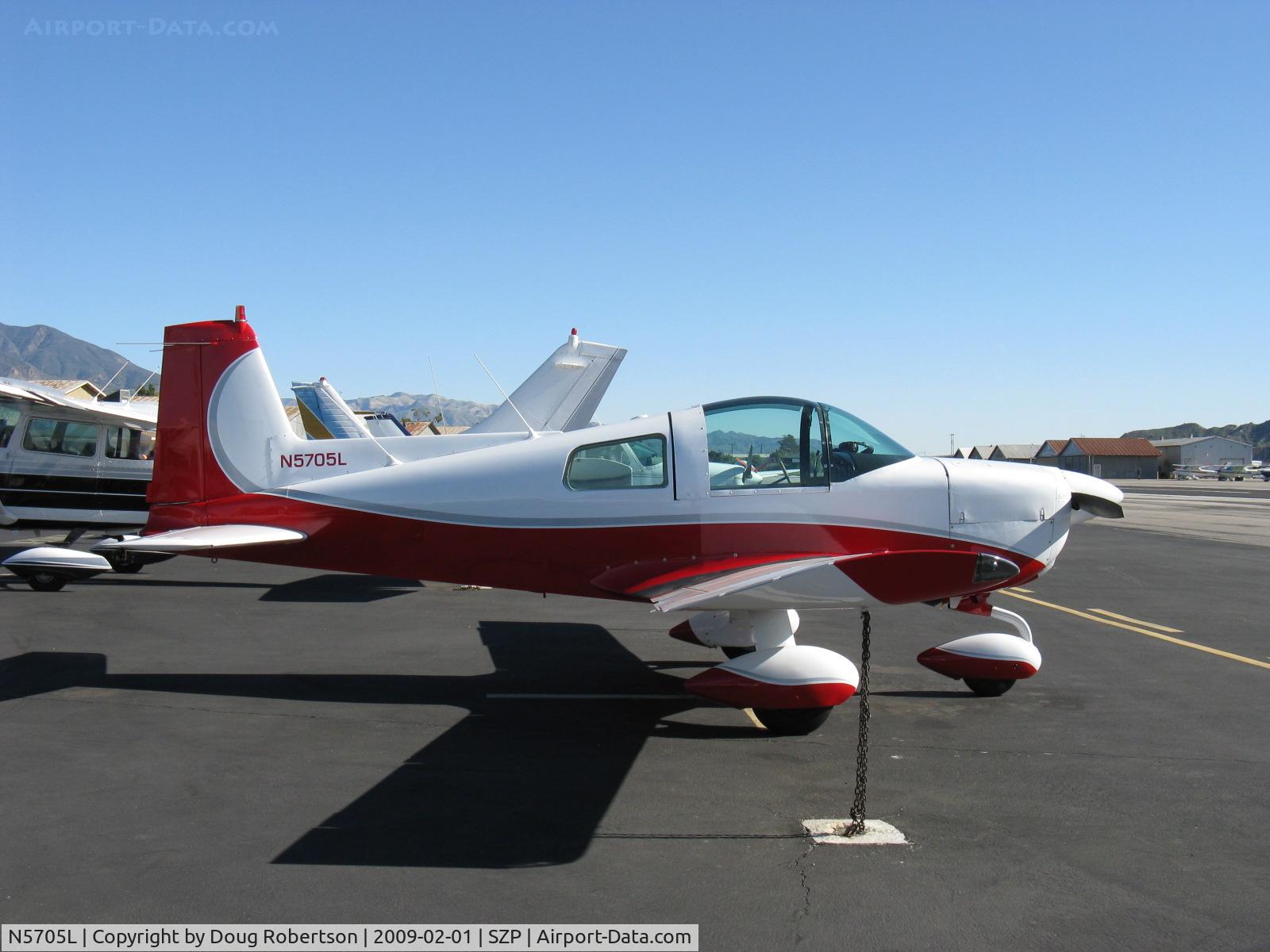 N5705L, 1969 American AA-1 Yankee C/N AA1-0105, 1969 American Aviation AA-1 YANKEE, Lycoming O-235 108 Hp