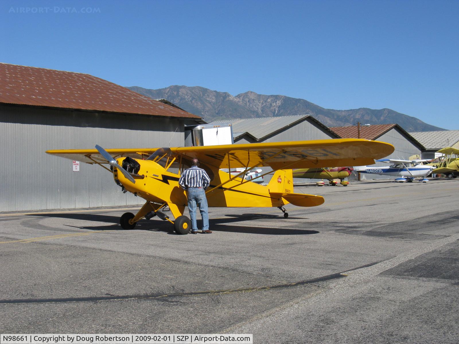 N98661, 1946 Piper J3C-65 Cub Cub C/N 18890, 1946 Piper J3C-65 CUB, Continental A&C75 75 Hp upgrade