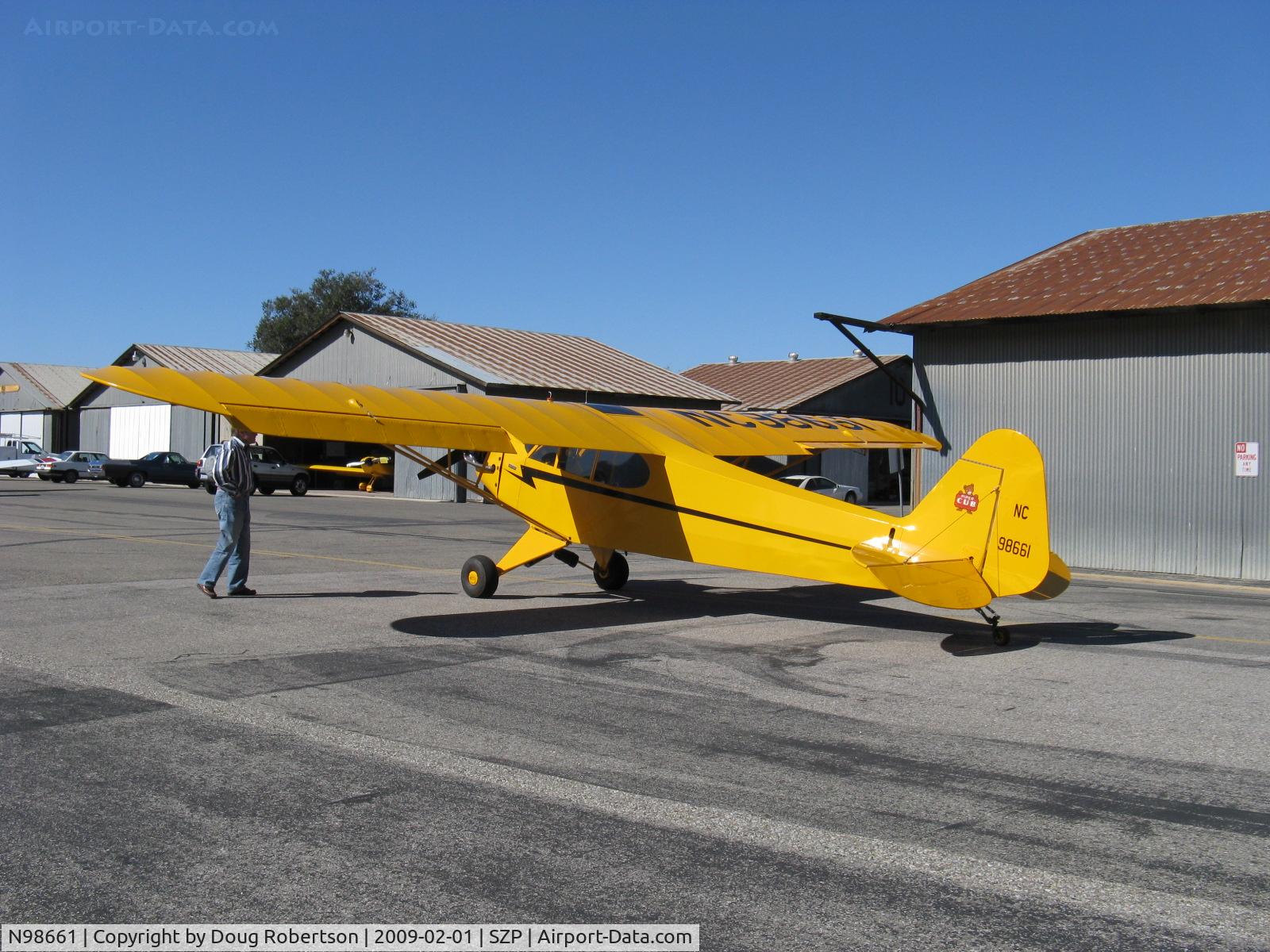 N98661, 1946 Piper J3C-65 Cub Cub C/N 18890, 1946 Piper J3C-65 CUB, Continental A&C75 75 Hp upgrade
