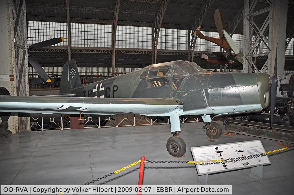 OO-RVA, Piper L-4H Grasshopper (J3C-65D) C/N 12221, Museum Brussels