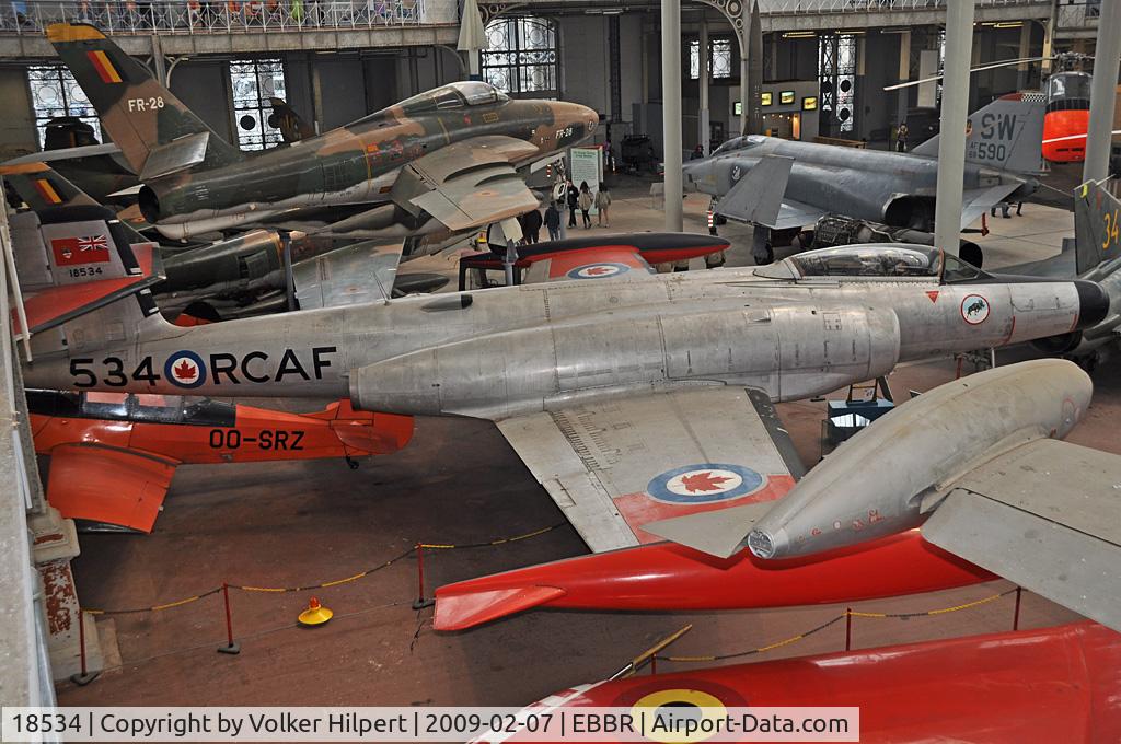 18534, Avro Canada CF-100 Mk.5 Canuck C/N 434, Museum Brussels