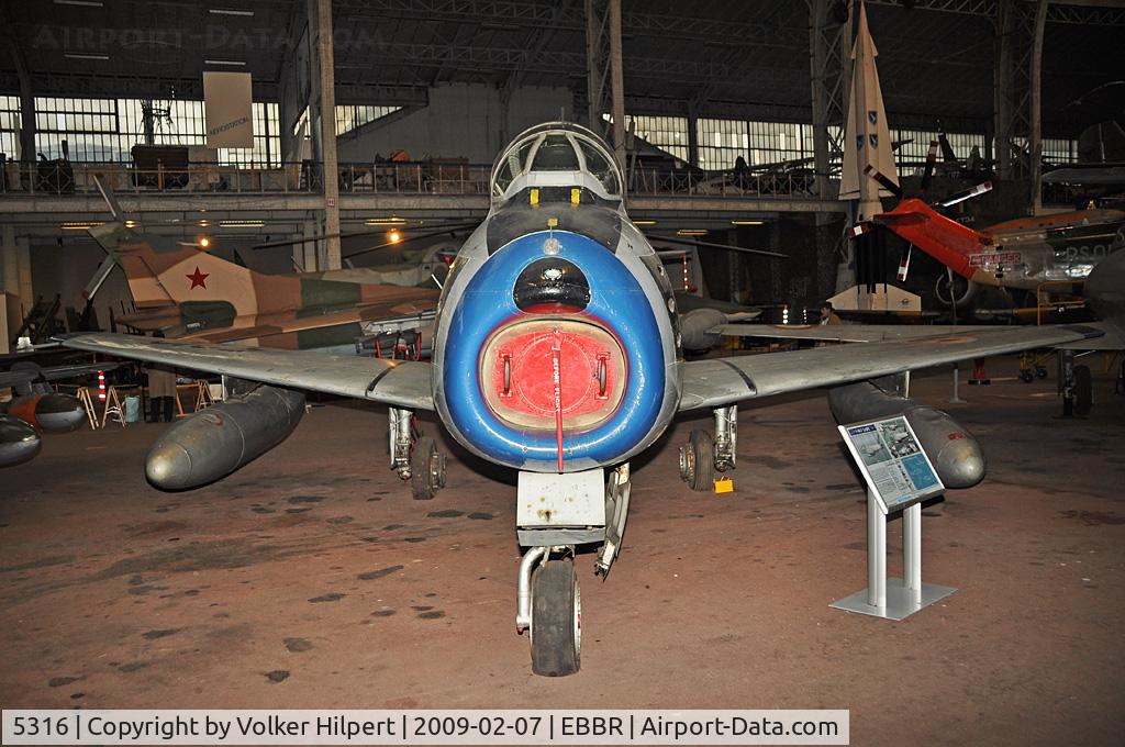 5316, 1952 North American F-86F Sabre C/N 191-938, Museum Brussels