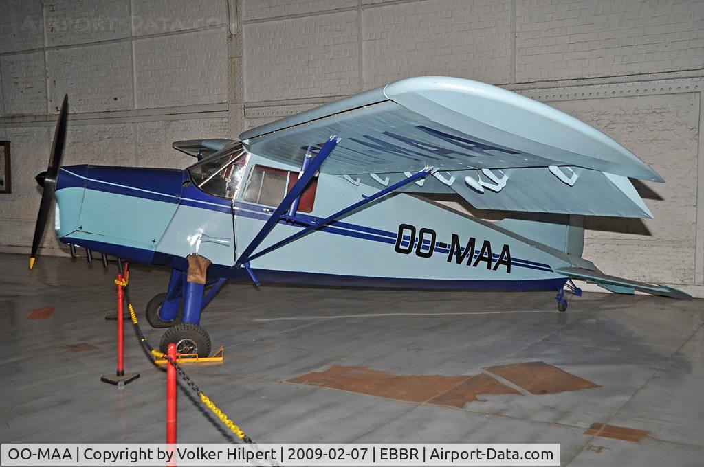 OO-MAA, 1946 SAI KZ III U-2 C/N 72, Museum Brussels