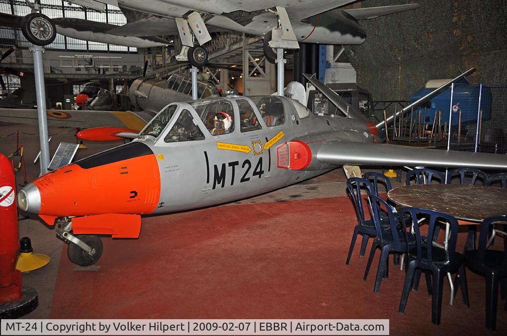 MT-24, Fouga CM-170R Magister C/N 281, Museum Brussels