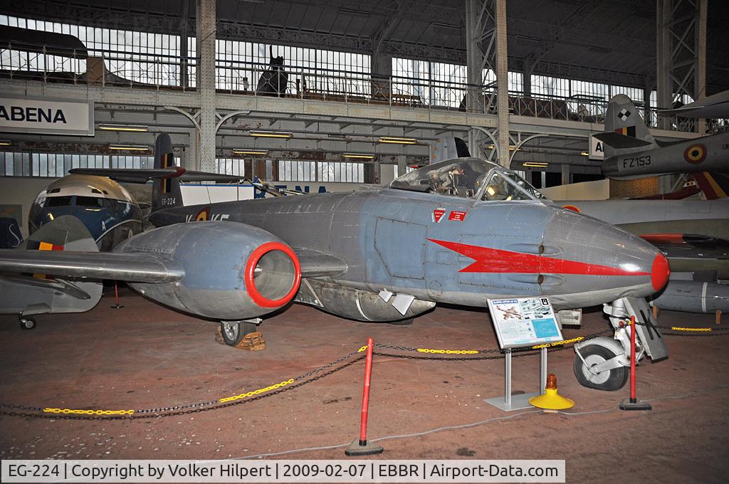 EG-224, 1952 Gloster Meteor F.8 C/N M1, Museum Brussels