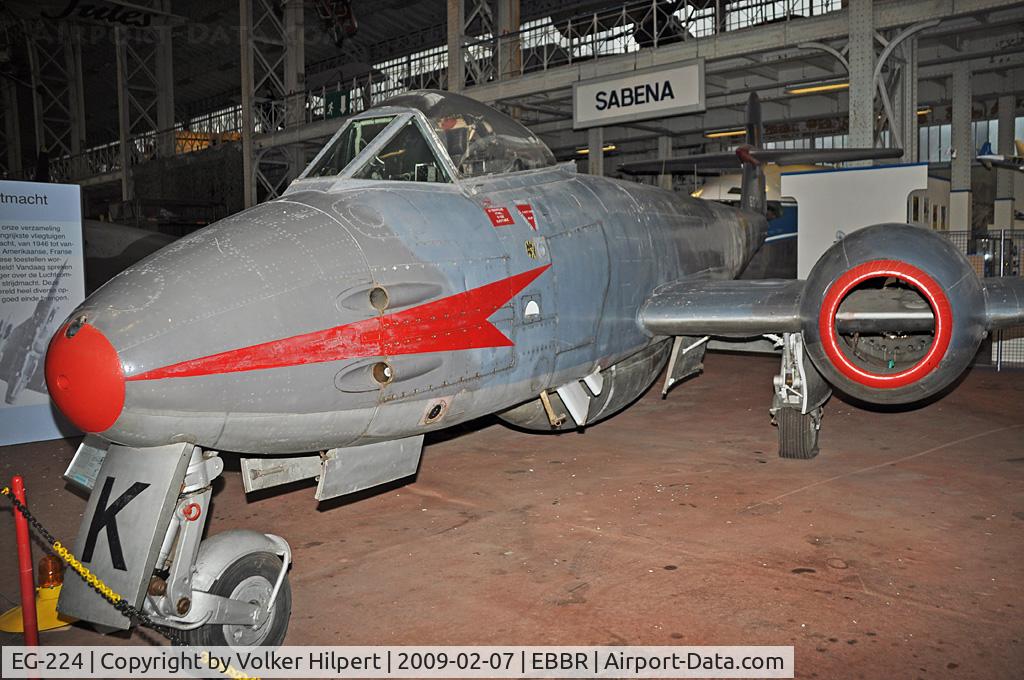 EG-224, 1952 Gloster Meteor F.8 C/N M1, Museum Brussels