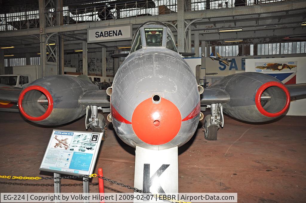 EG-224, 1952 Gloster Meteor F.8 C/N M1, Museum Brussels