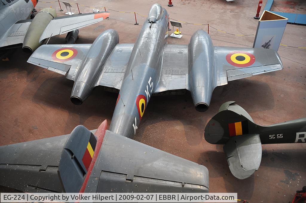 EG-224, 1952 Gloster Meteor F.8 C/N M1, Museum Brussels