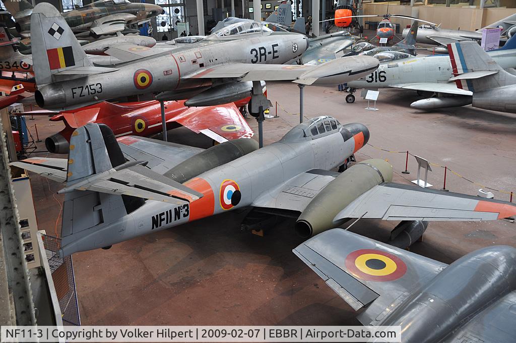 NF11-3, Gloster Meteor NF.11 C/N Not found NF11-3, Museum Brussels