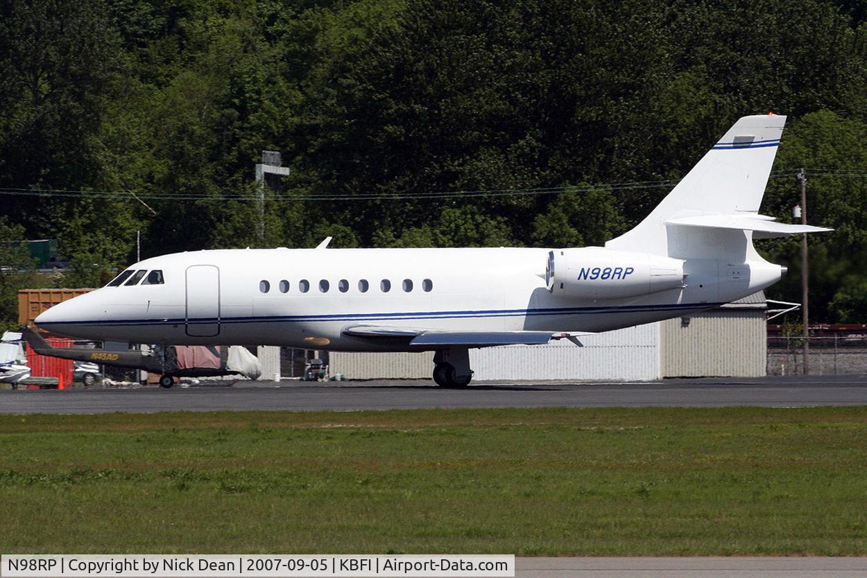 N98RP, 2002 Dassault Falcon 2000 C/N 186, KBFI