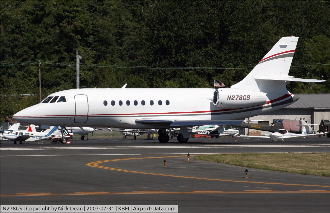 N278GS, 2002 Dassault Falcon 2000 C/N 193, KBFI