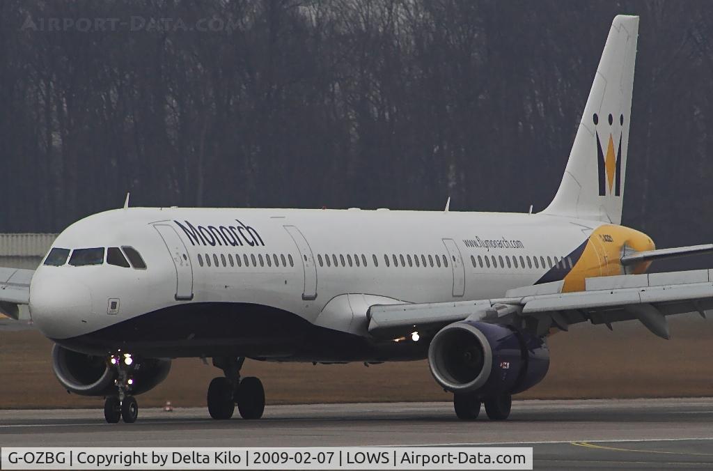 G-OZBG, 2003 Airbus A321-231 C/N 1941, Monarch Airlines