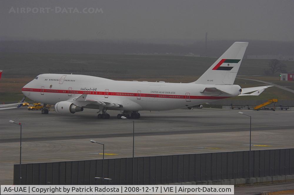 A6-UAE, 1999 Boeing 747-48EM C/N 28551, Visited Vienna for the Austrian / Arabic Economic Forum
