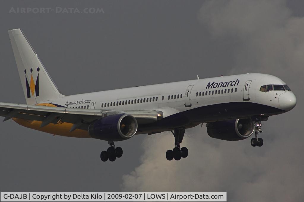 G-DAJB, 1987 Boeing 757-2T7 C/N 23770, Monarch Airlines