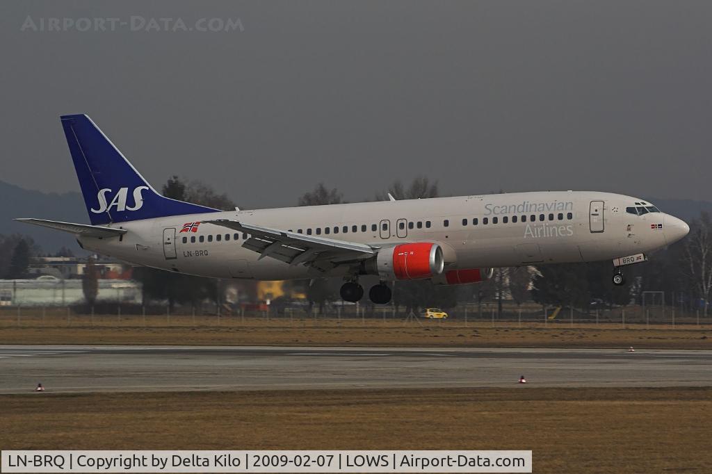LN-BRQ, 1991 Boeing 737-405 C/N 25348, SAS Braathens