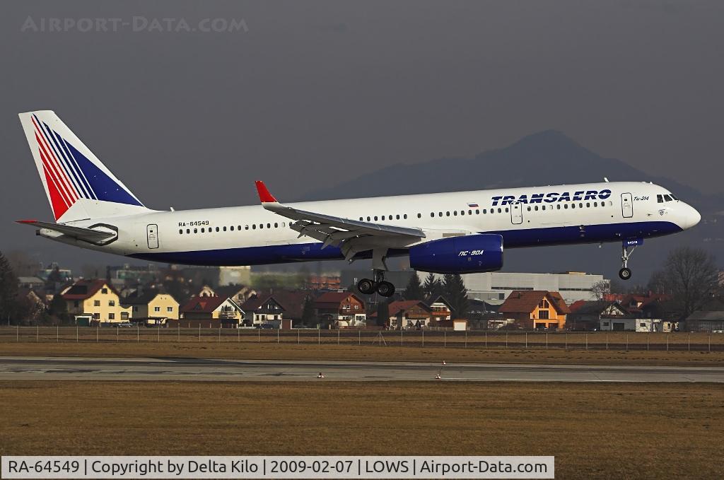 RA-64549, 2008 Tupolev Tu-214 C/N 42305013, TRNSAERO TU 214