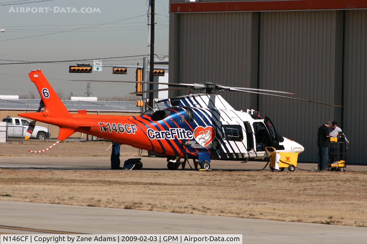 N146CF, 2003 Agusta A-109E C/N 11220, Careflite at Grand Prairie Municipal