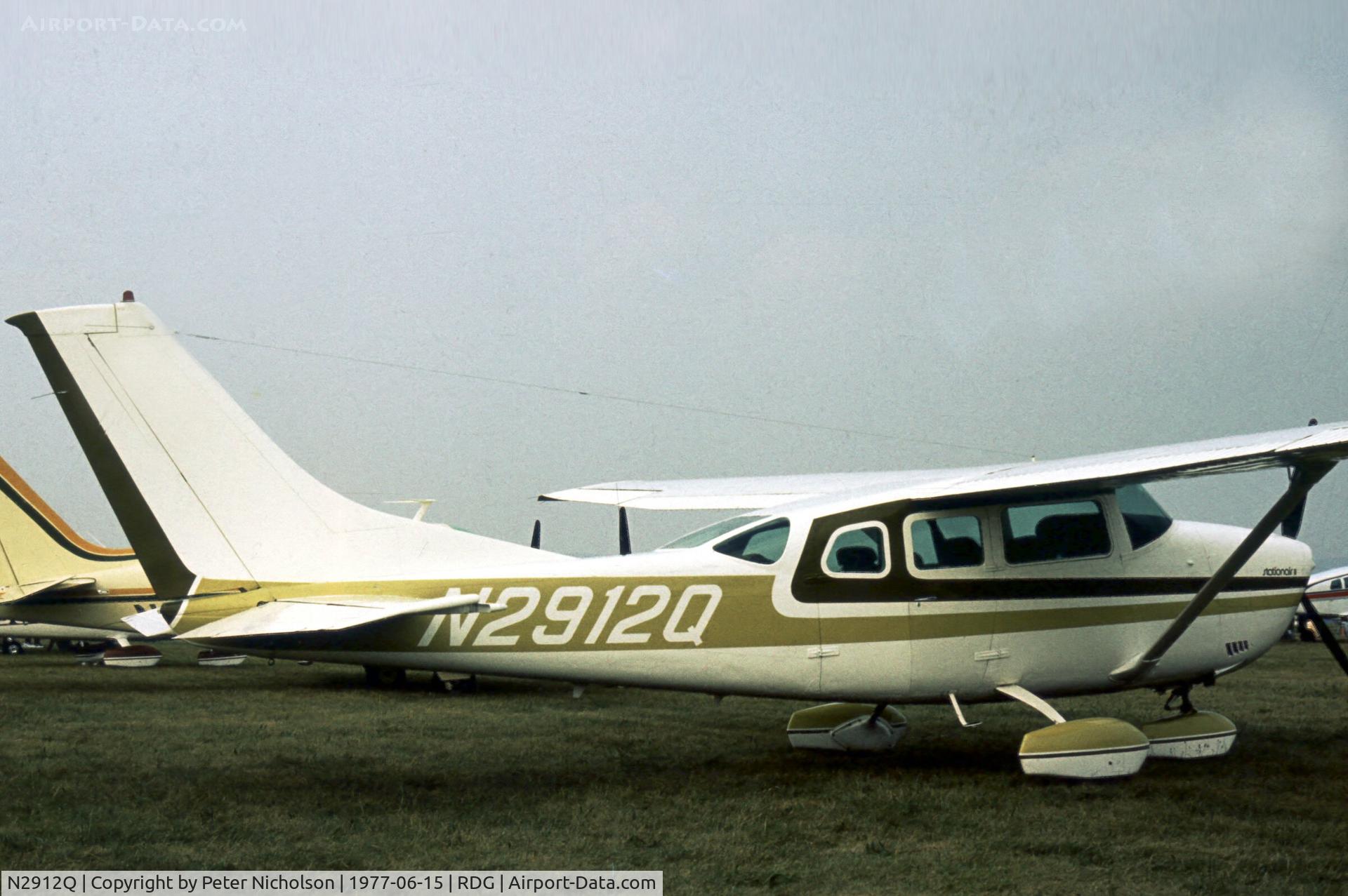 N2912Q, 1975 Cessna U206F Stationair C/N U20603021, This Stationair attended the 1977 Reading Airshow.