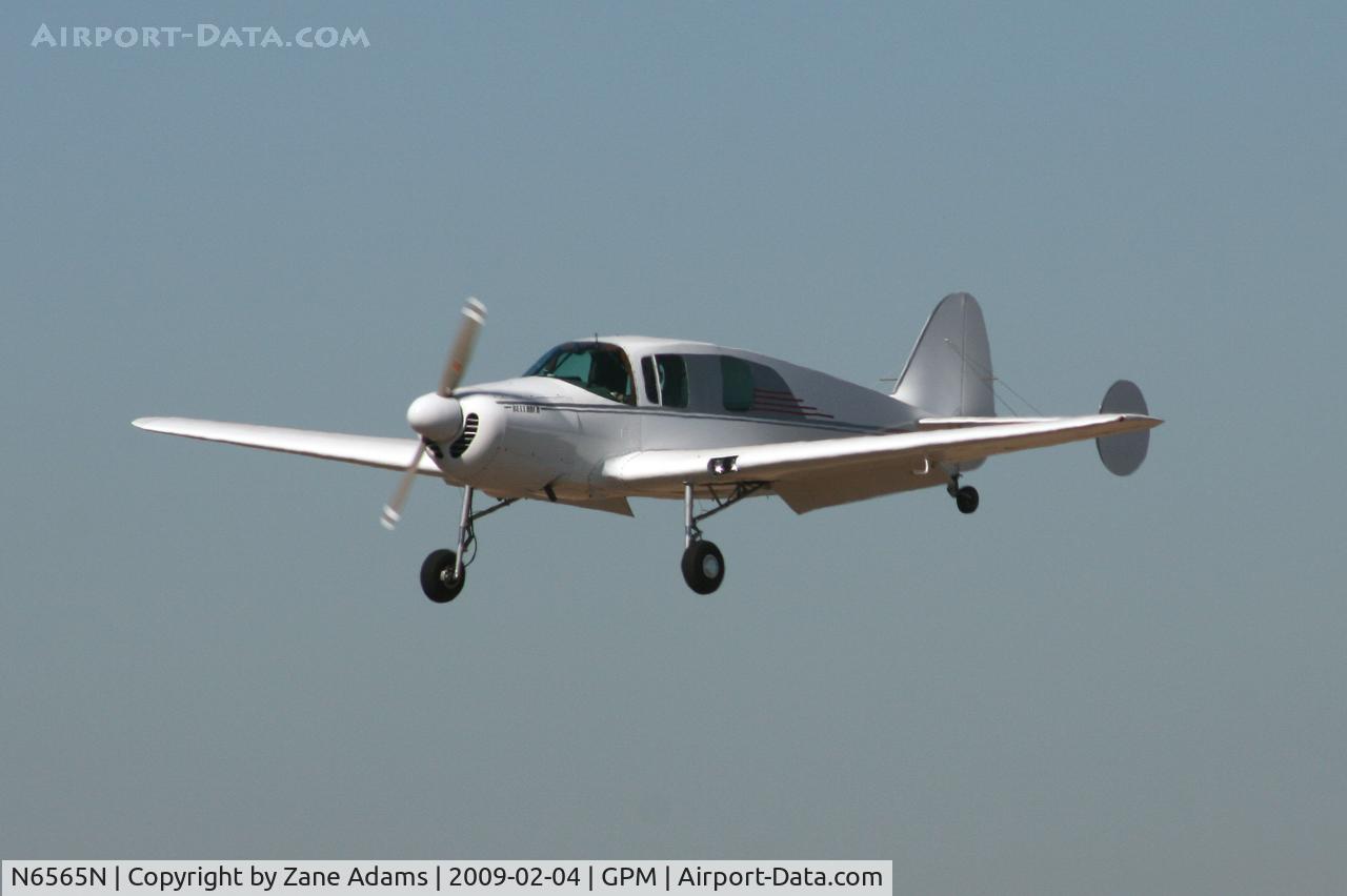 N6565N, 1950 Bellanca 14-19 Cruisair Senior C/N 2018, At Grand Prairie Municipal