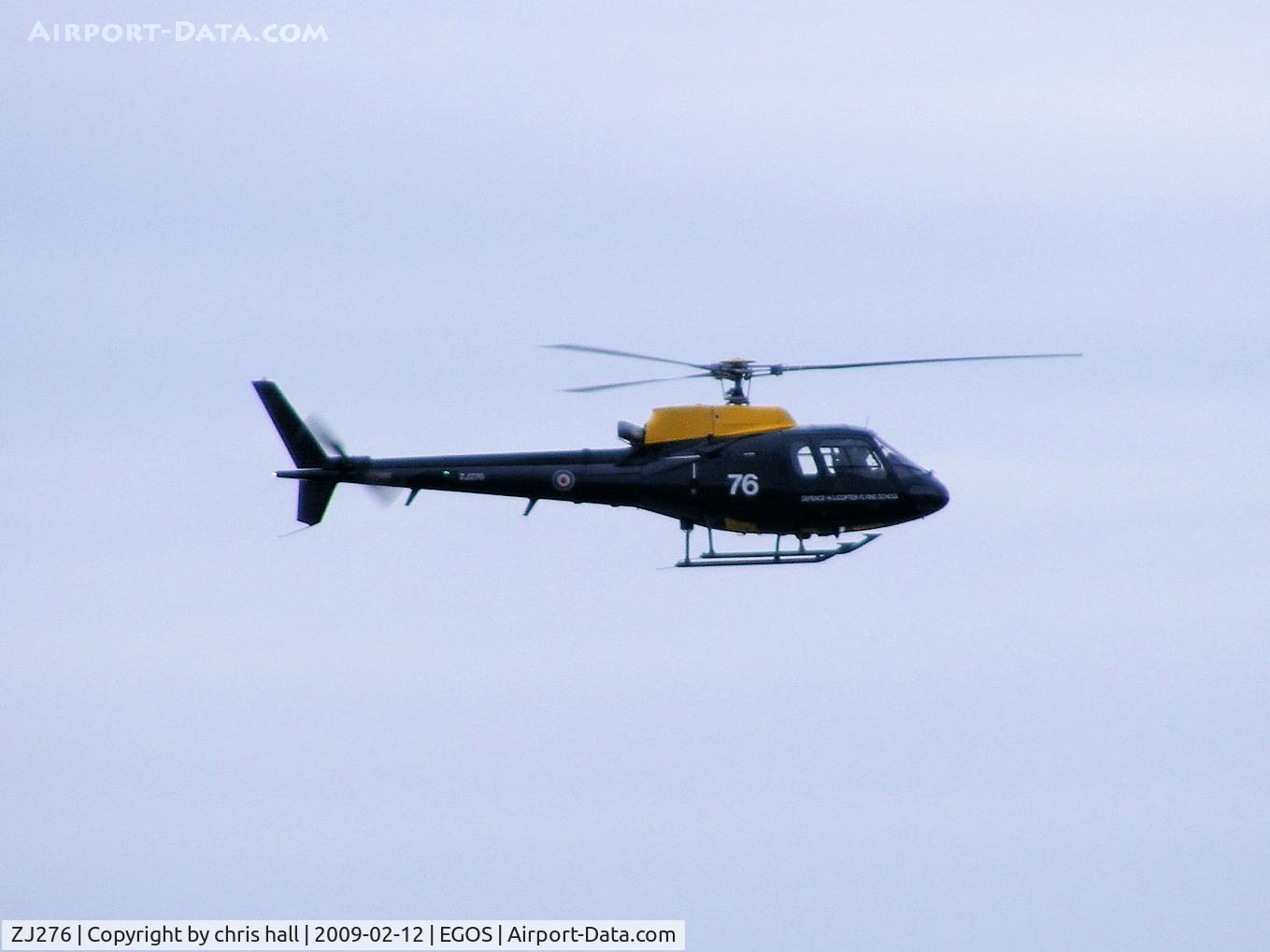 ZJ276, 1997 Eurocopter AS-350BB Squirrel HT1 Ecureuil C/N 3014, Operated by DHFS based at RAF Shawbury