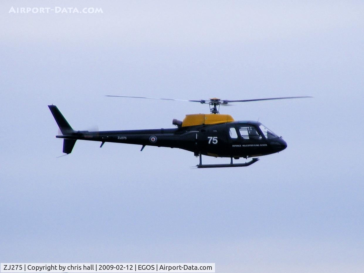 ZJ275, 1997 Eurocopter AS-350BB Squirrel HT1 Ecureuil C/N 3013, Operated by DHFS and based at RAF Shawbury