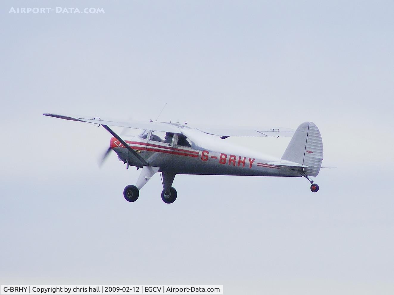 G-BRHY, 1947 Luscombe 8E Silvaire C/N 5138, departing from Sleap