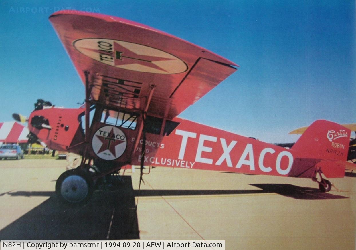 N82H, 1929 Curtiss-Wright Robin C-1 C/N 434, Alliance Airshow 1992