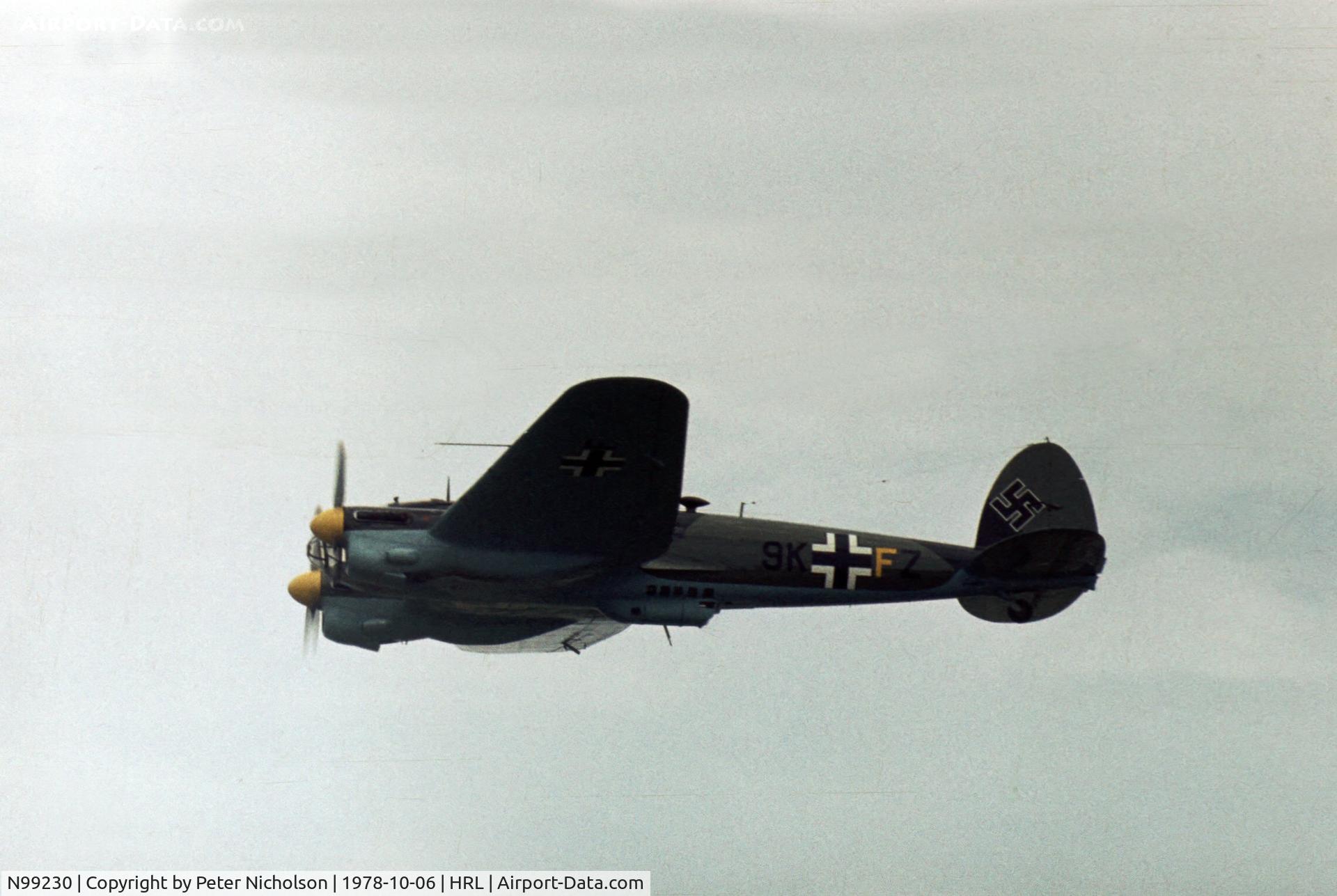 N99230, Heinkel He-111 C/N B2-1-27, Ex Spanish Air Force CASA 2.111B serial B.2-137 flown at the Confederate Air Force 1978 Airshow.