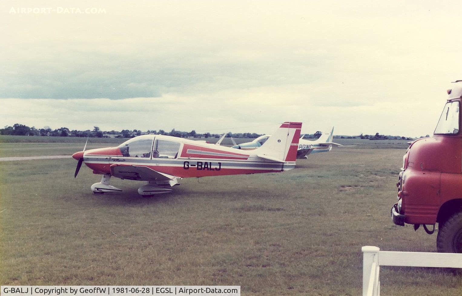 G-BALJ, 1972 Robin DR-400-180 Regent Regent C/N 767, A visitor to Andrewsfield on a summers afternoon