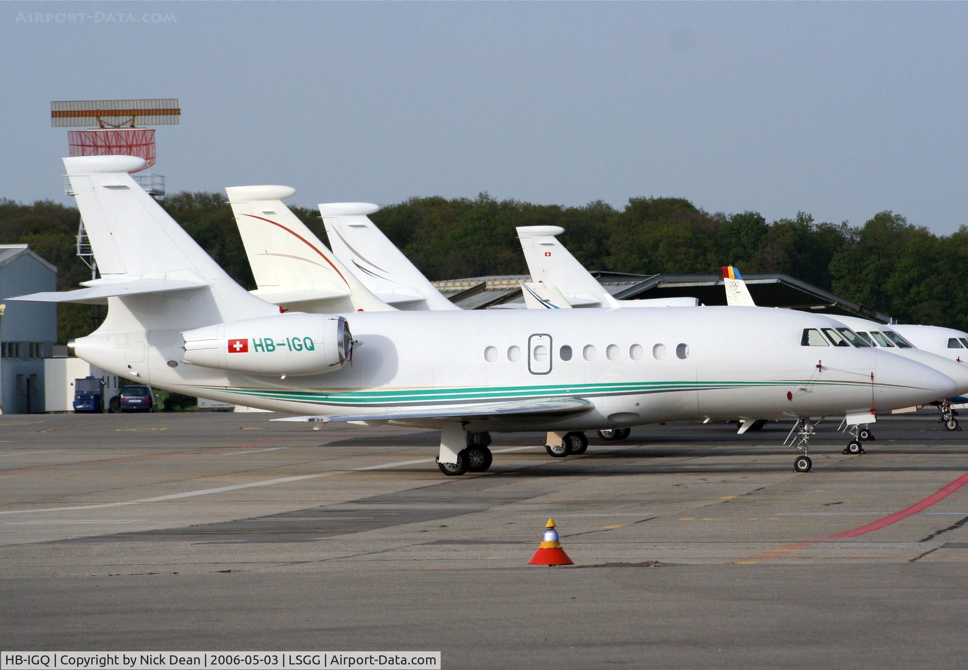 HB-IGQ, 2003 Dassault Falcon 2000EX C/N 9, LSGG